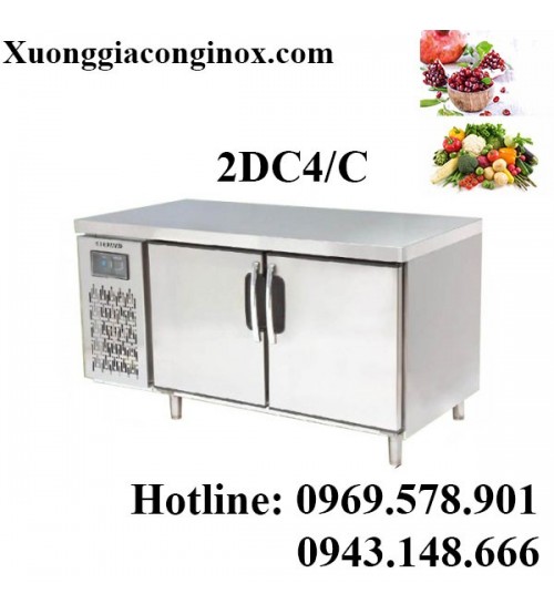 Bàn mát BERJAYA 2 cánh inox 1,2m