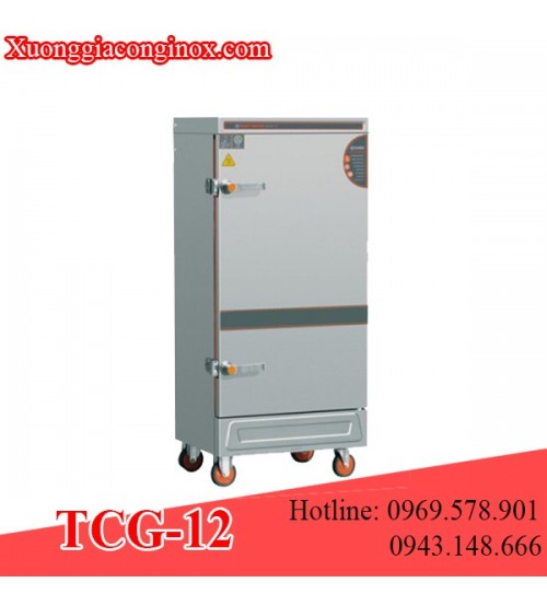 Tủ nấu cơm dùng gas 12 khay TCG-12