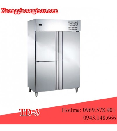 Tủ đông inox 3 cánh TD-3